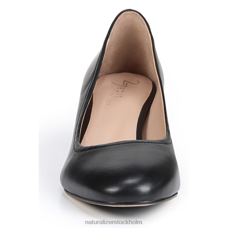27 redigera rebecca pump svart läder 444DB415 pumpar | Naturalizer kvinnor