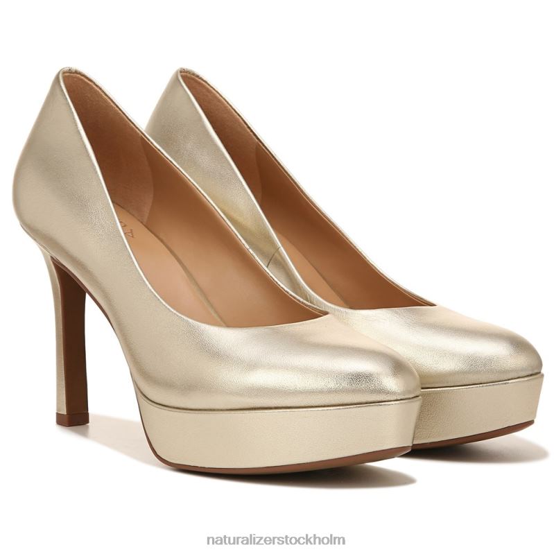 camilla pump champagnegul slät 444DB193 pumpar | Naturalizer kvinnor