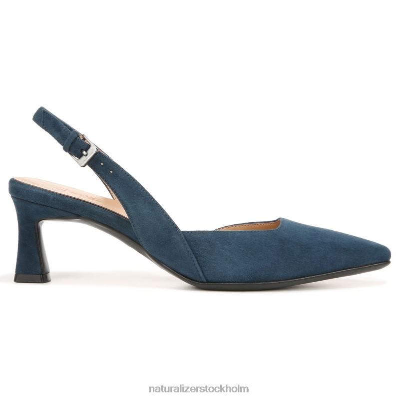 dalary slingback pump havsblå mocka 444DB103 pumpar | Naturalizer kvinnor