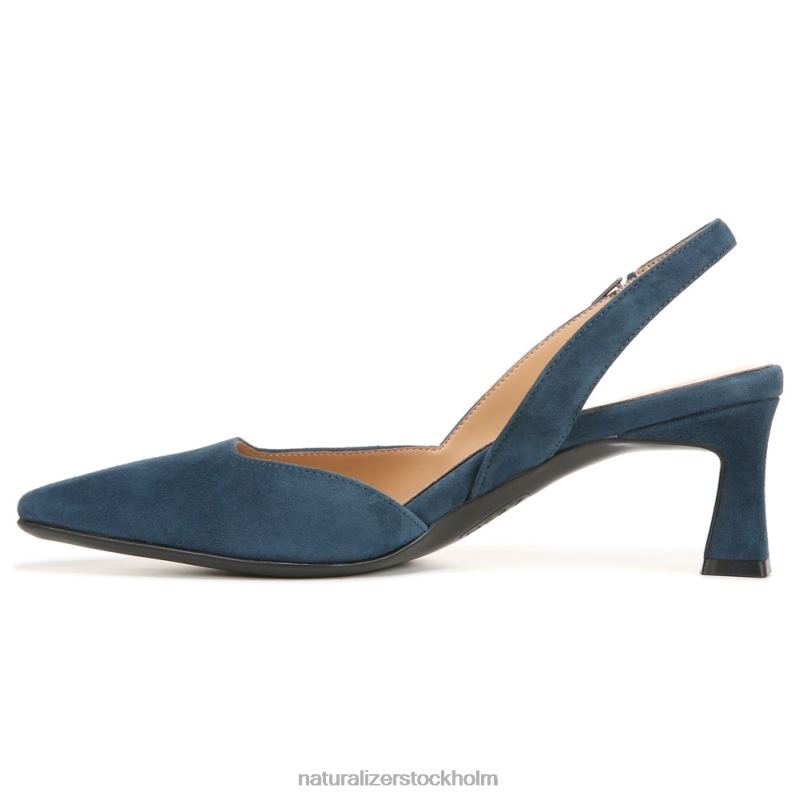 dalary slingback pump havsblå mocka 444DB103 pumpar | Naturalizer kvinnor
