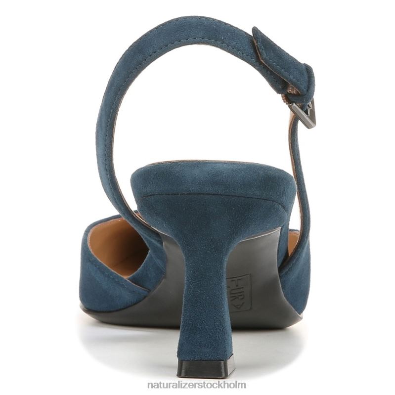 dalary slingback pump havsblå mocka 444DB103 pumpar | Naturalizer kvinnor