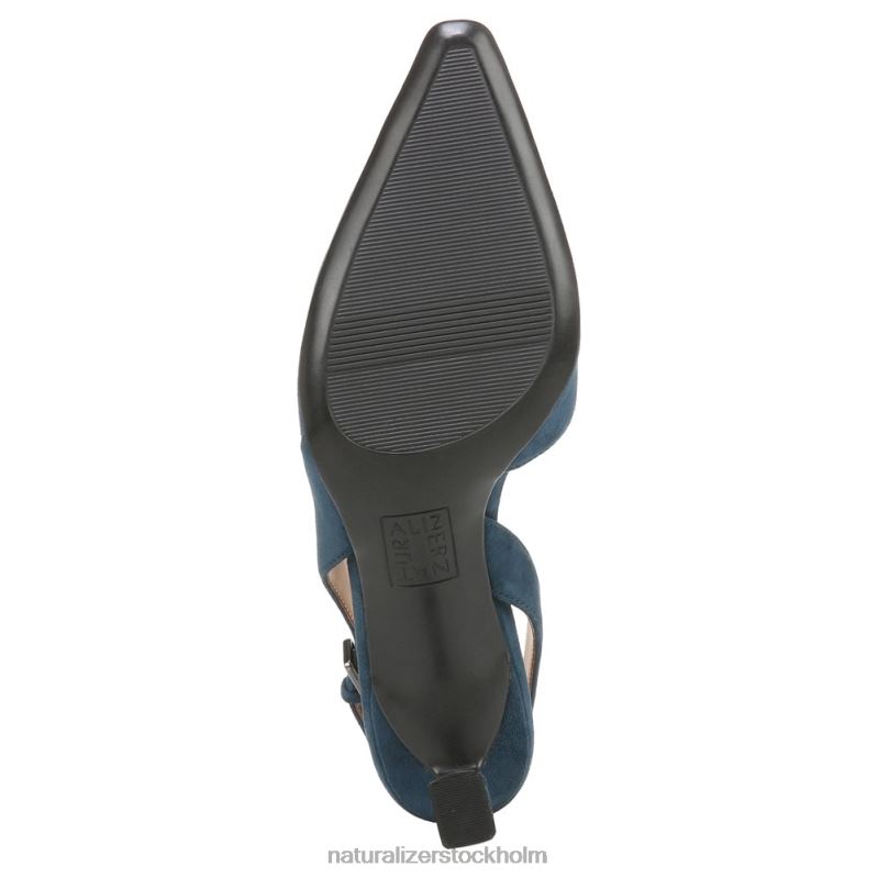 dalary slingback pump havsblå mocka 444DB103 pumpar | Naturalizer kvinnor