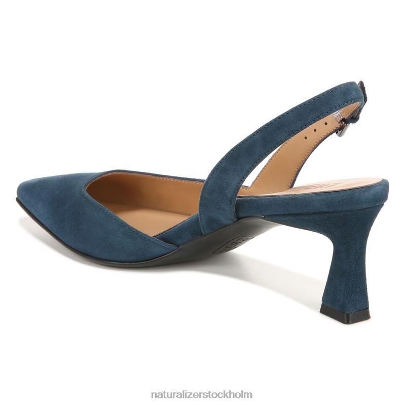 dalary slingback pump havsblå mocka 444DB103 pumpar | Naturalizer kvinnor