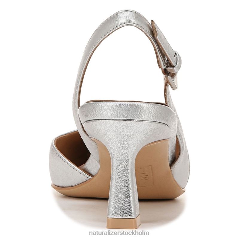 dalary slingback pump silver läder 444DB105 pumpar | Naturalizer kvinnor