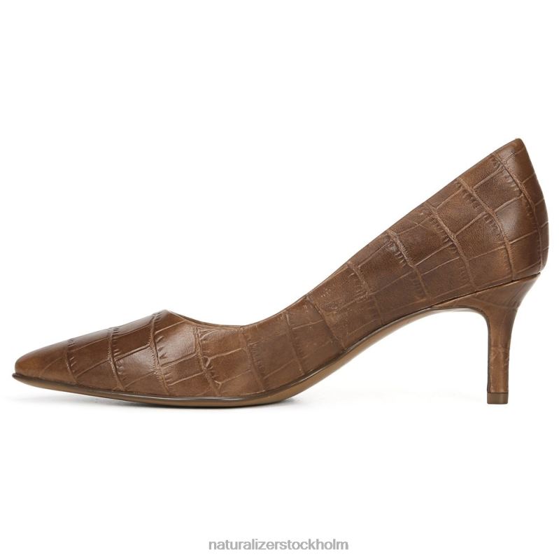everly pump bananbröd croco läder 444DB209 pumpar | Naturalizer kvinnor