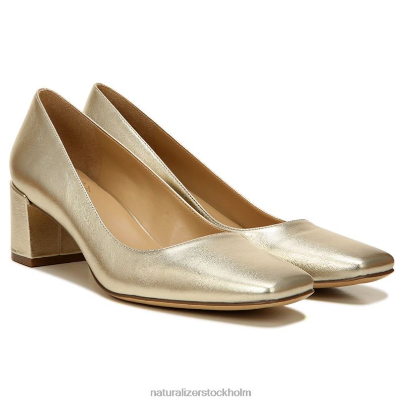 karina pump champagne läder 444DB161 pumpar | Naturalizer kvinnor