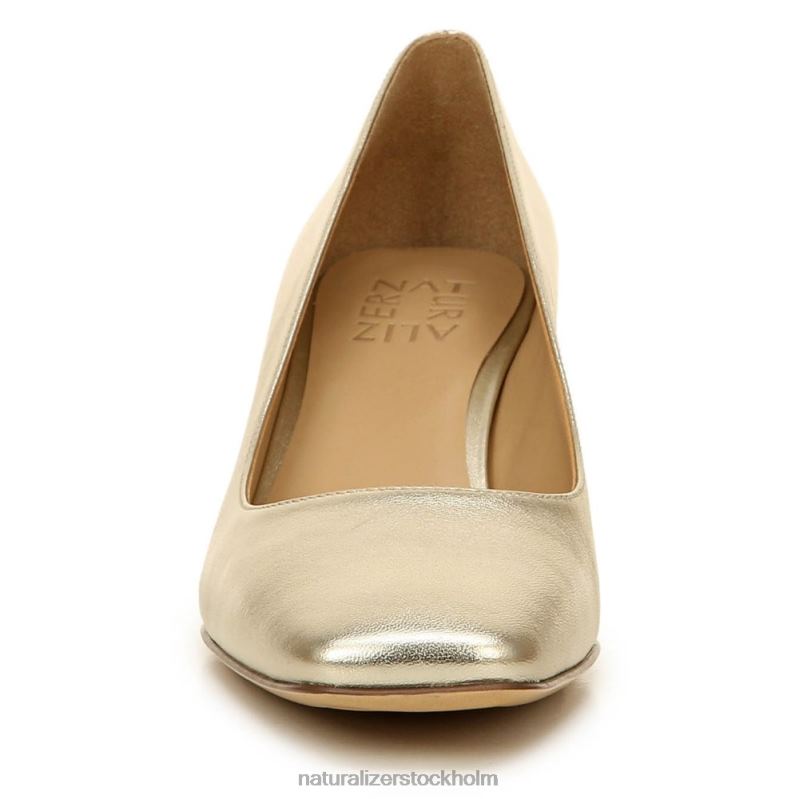 karina pump champagne läder 444DB161 pumpar | Naturalizer kvinnor