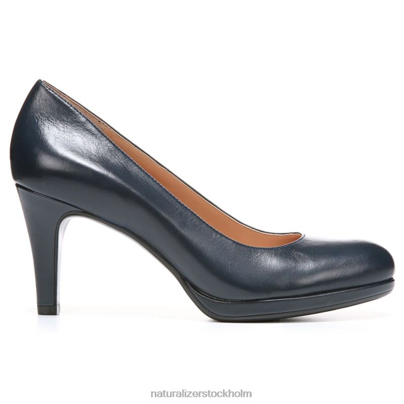 michelle pump marinblått läder 444DB535 pumpar | Naturalizer kvinnor