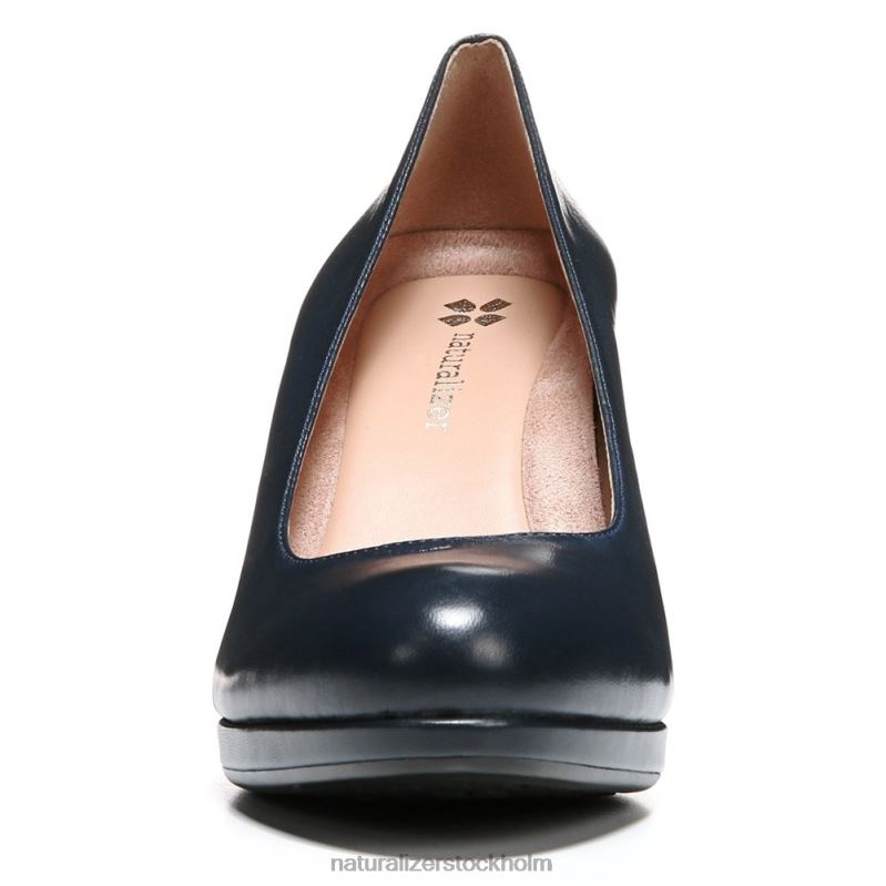 michelle pump marinblått läder 444DB535 pumpar | Naturalizer kvinnor