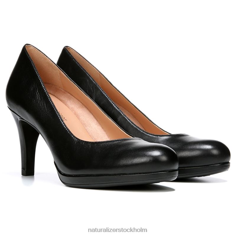 michelle pump svart läder 444DB534 pumpar | Naturalizer kvinnor
