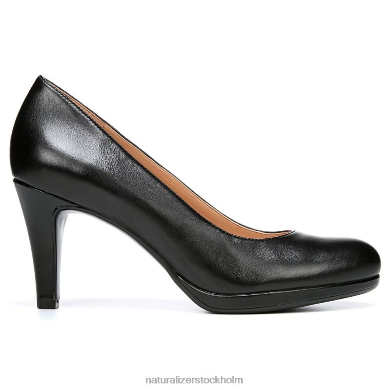 michelle pump svart läder 444DB534 pumpar | Naturalizer kvinnor