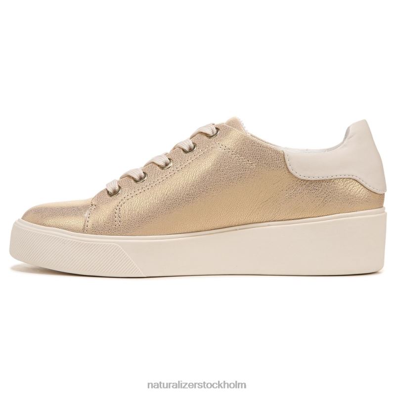 morrison 2.0 sneaker med snörning guld läder 444DB94 sneakers | Naturalizer kvinnor