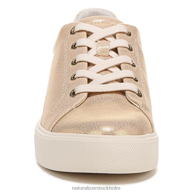 morrison 2.0 sneaker med snörning guld läder 444DB94 sneakers | Naturalizer kvinnor