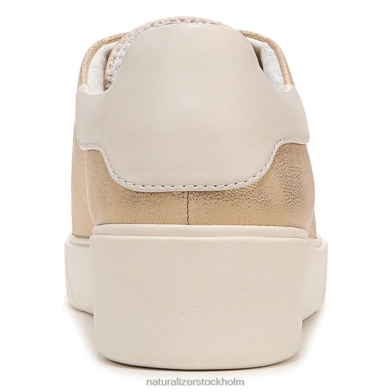 morrison 2.0 sneaker med snörning guld läder 444DB94 sneakers | Naturalizer kvinnor