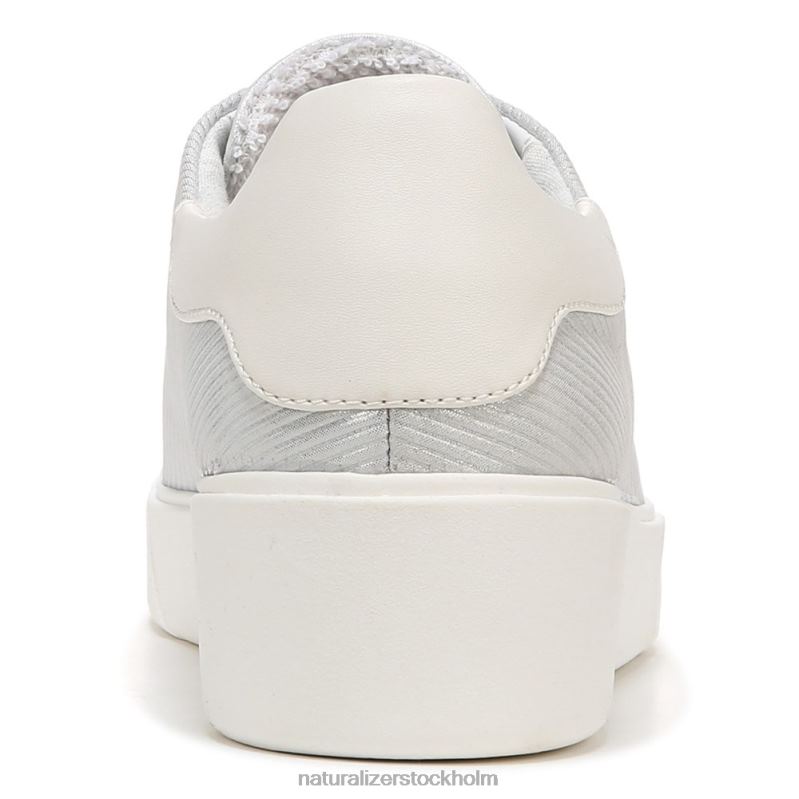 morrison 2.0 sneaker med snörning silver läder 444DB93 sneakers | Naturalizer kvinnor