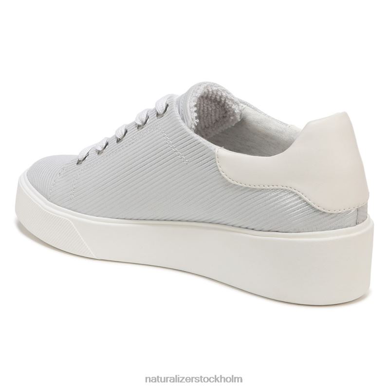 morrison 2.0 sneaker med snörning silver läder 444DB93 sneakers | Naturalizer kvinnor