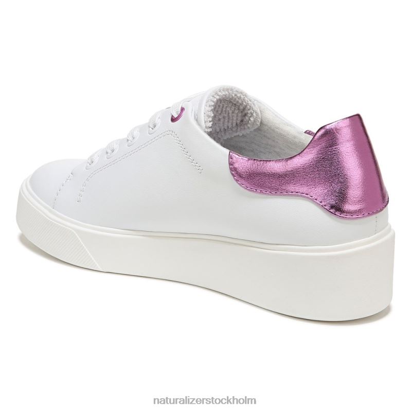 morrison 2.0 sneaker med snörning vitt läder 444DB95 sneakers | Naturalizer kvinnor