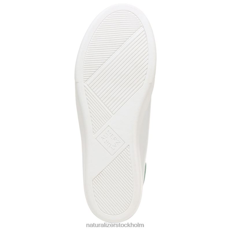 morrison 2.0 sneaker med snörning vitt/mintgrönt läder 444DB92 sneakers | Naturalizer kvinnor