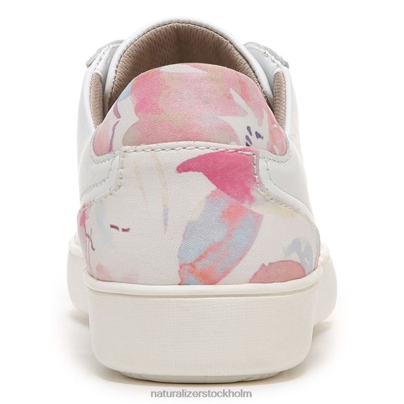 morrison sneaker vitt/rosa blommigt läder 444DB235 sneakers | Naturalizer kvinnor