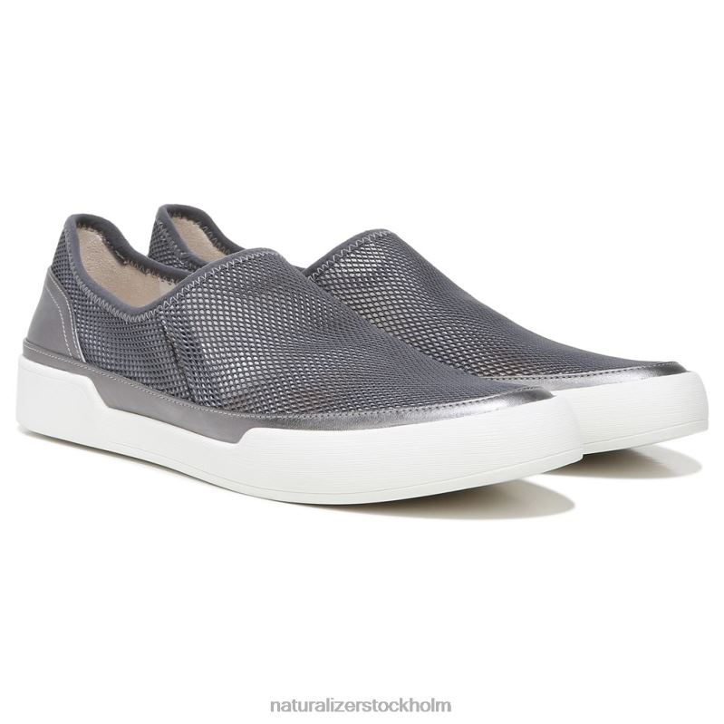 27 redigera valda slip on sneaker silver/tenn mesh läder 444DB281 sneakers | Naturalizer kvinnor