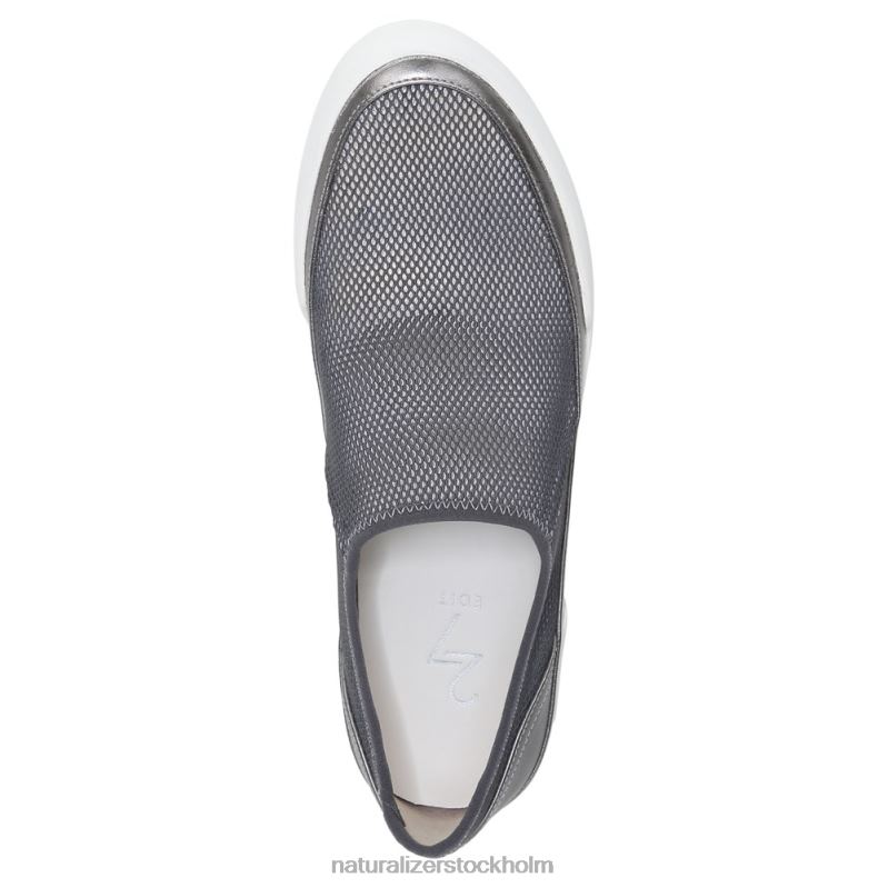27 redigera valda slip on sneaker silver/tenn mesh läder 444DB281 sneakers | Naturalizer kvinnor