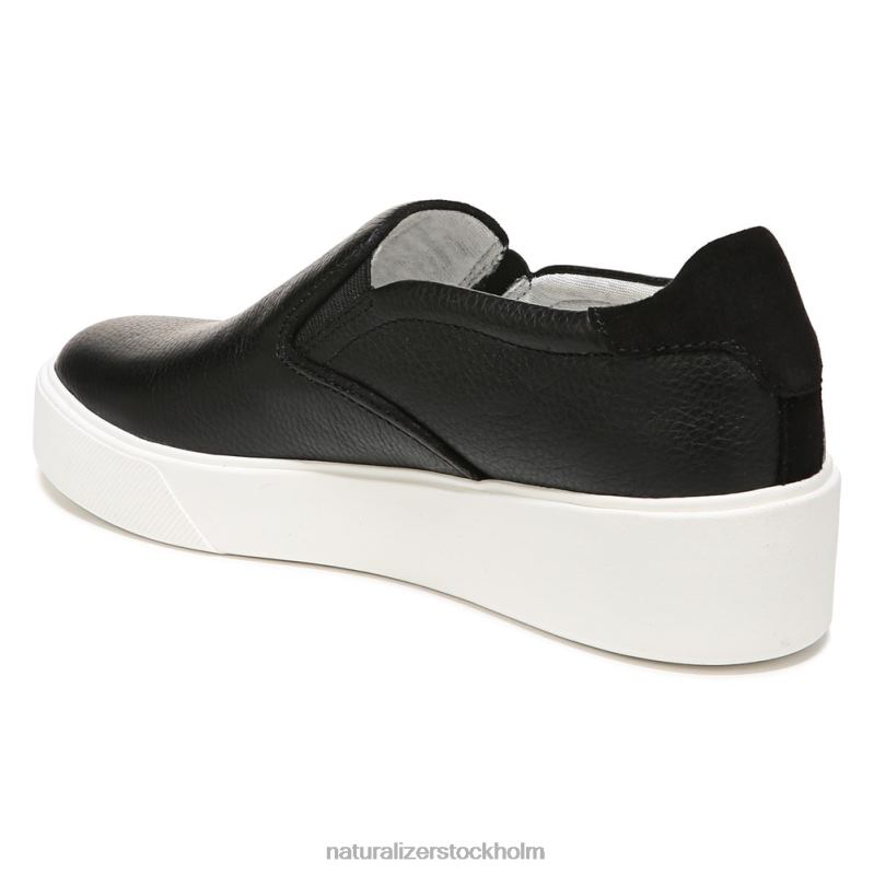 marianne 2.0 slip on sneaker svart läder 444DB353 sneakers | Naturalizer kvinnor