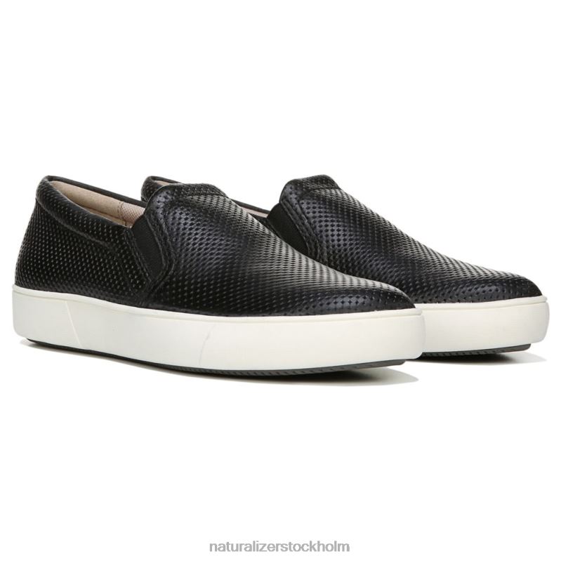 marianne slip on sneaker svart läder 444DB513 sneakers | Naturalizer kvinnor