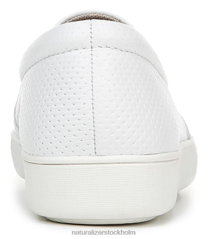 marianne slip on sneaker vitt perforerat läder 444DB511 sneakers | Naturalizer kvinnor