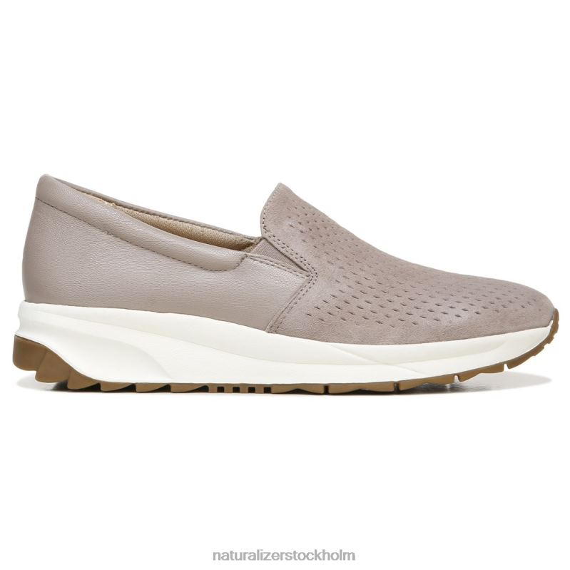 selah slip on sneaker turtle dove mocka/läder 444DB351 sneakers | Naturalizer kvinnor