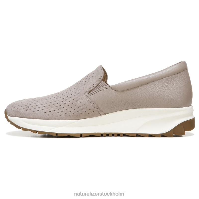 selah slip on sneaker turtle dove mocka/läder 444DB351 sneakers | Naturalizer kvinnor