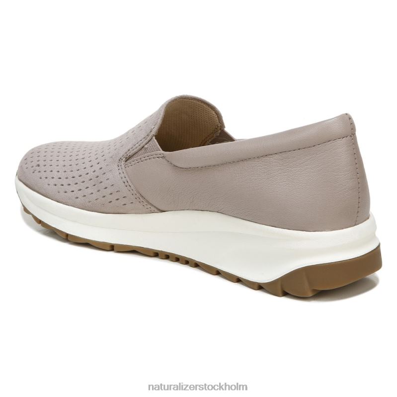 selah slip on sneaker turtle dove mocka/läder 444DB351 sneakers | Naturalizer kvinnor