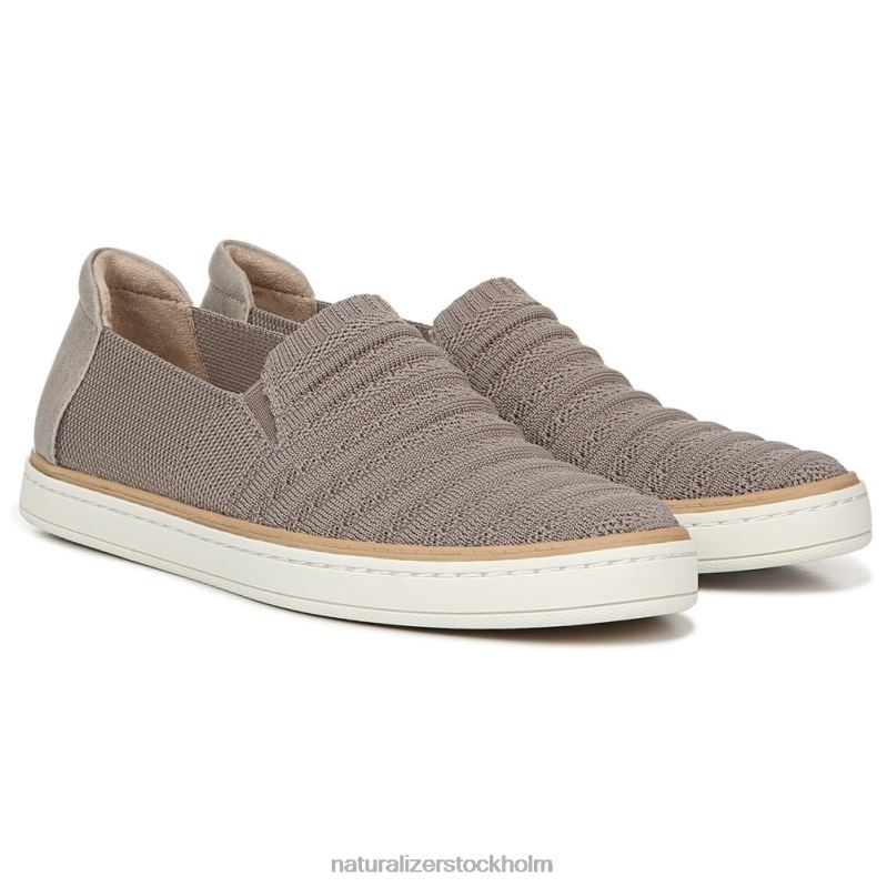 soul kemper slip on sneaker grått stickat tyg 444DB331 sneakers | Naturalizer kvinnor