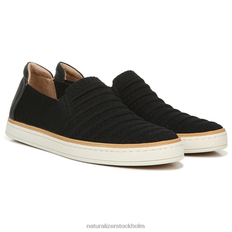 soul kemper slip on sneaker svart tyg 444DB333 sneakers | Naturalizer kvinnor