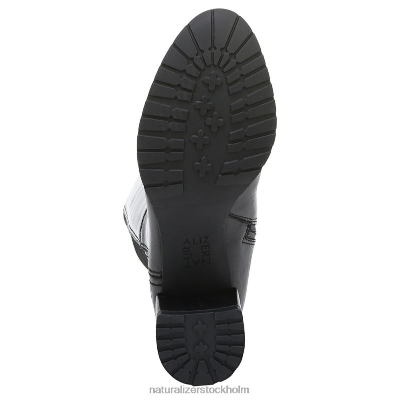 brent vattentät knähög stövel svart läder 444DB240 stövlar | Naturalizer kvinnor