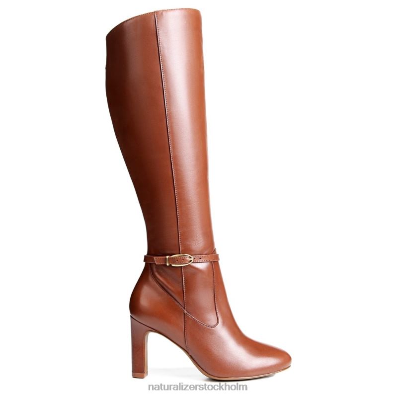 henny bred vadknähög stövel kakaobrunt läder 444DB640 stövlar | Naturalizer kvinnor