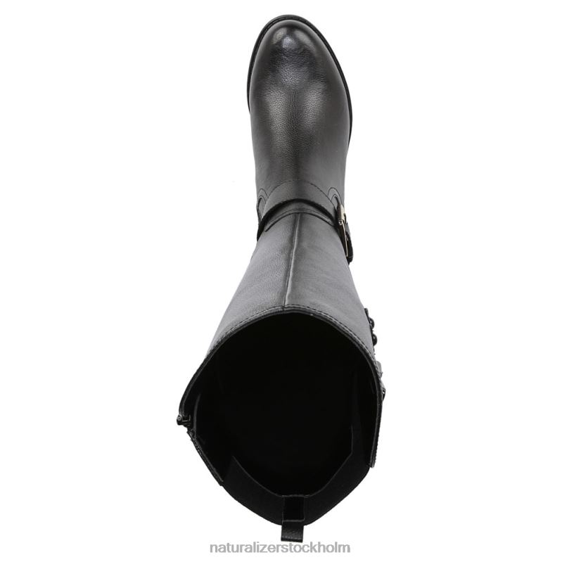 jessie bred vadknähög stövel svart läder 444DB271 stövlar | Naturalizer kvinnor