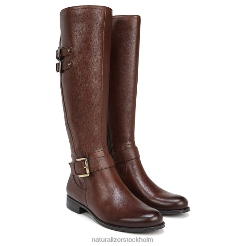 jessie knähög stövel chokladkaka läder 444DB278 stövlar | Naturalizer kvinnor