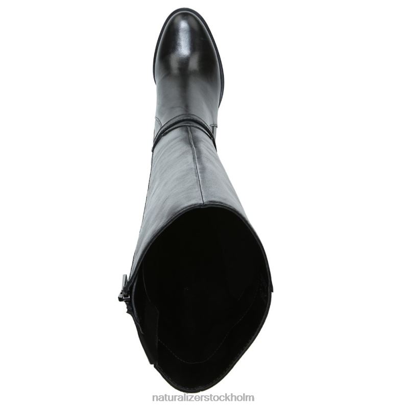 kalina knähög stövel svart läder 444DB205 stövlar | Naturalizer kvinnor