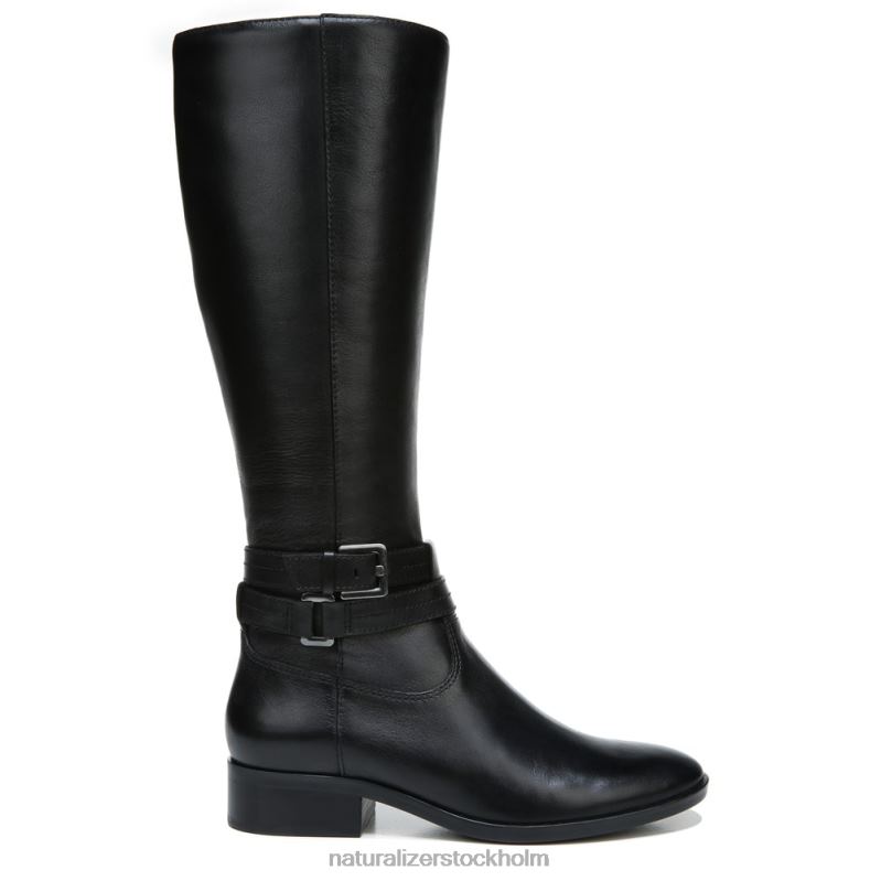 reid bred vadknähög stövel svart läder 444DB596 stövlar | Naturalizer kvinnor