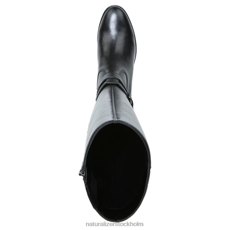reid bred vadknähög stövel svart läder 444DB596 stövlar | Naturalizer kvinnor