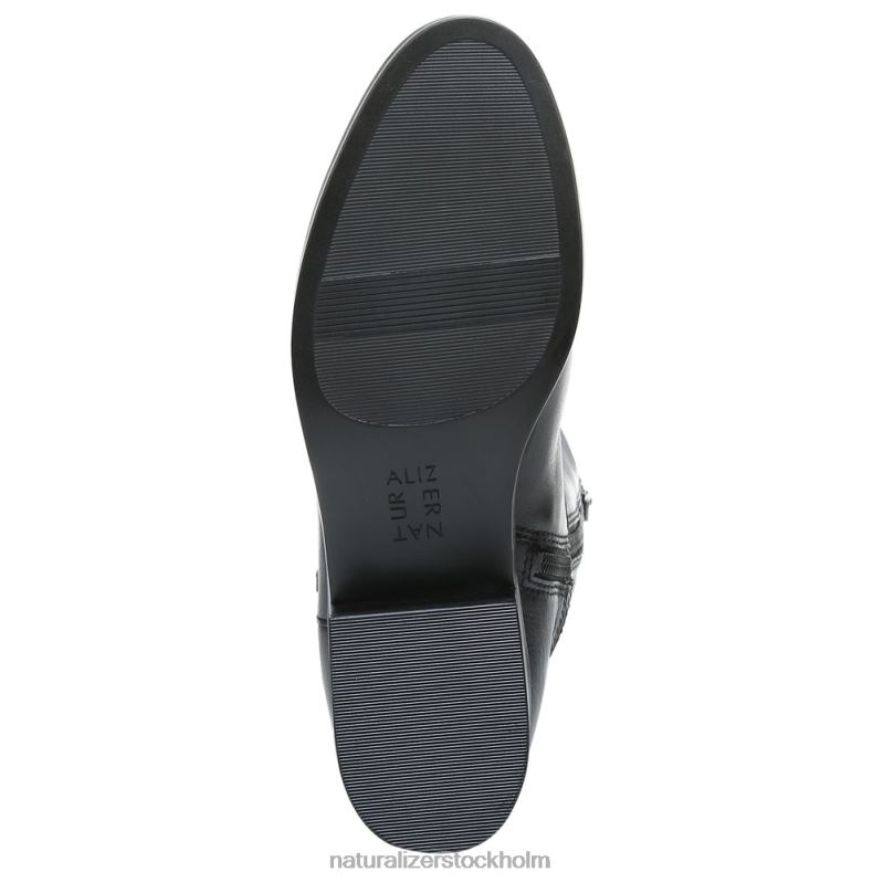 reid bred vadknähög stövel svart läder 444DB596 stövlar | Naturalizer kvinnor