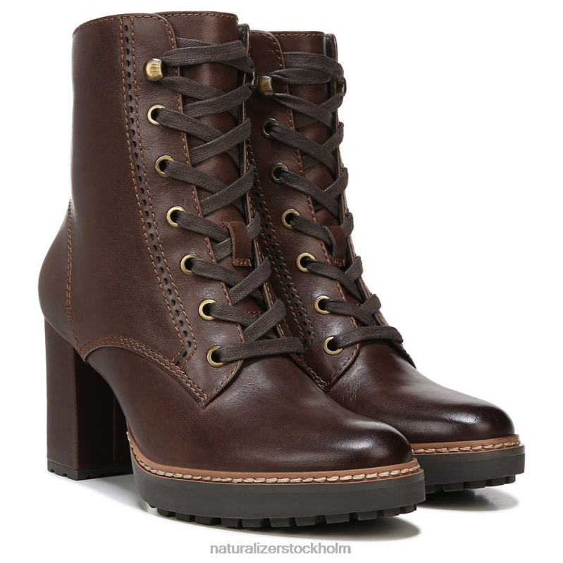 callie bootie chokladkaka läder 444DB237 stövlar | Naturalizer kvinnor