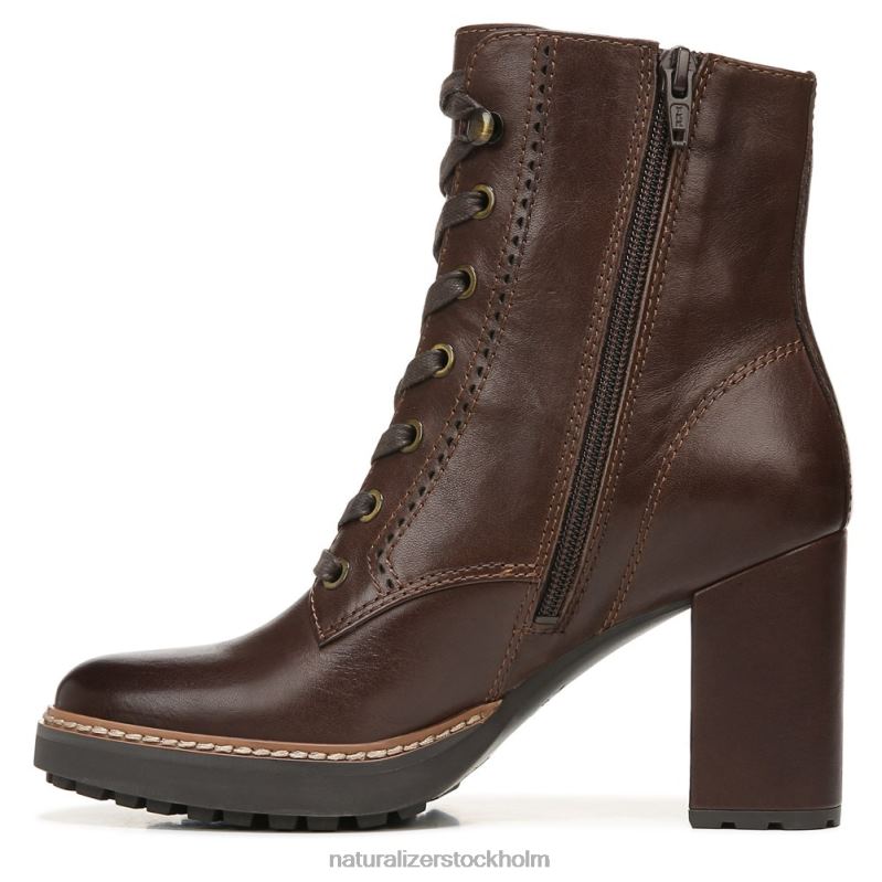 callie bootie chokladkaka läder 444DB237 stövlar | Naturalizer kvinnor