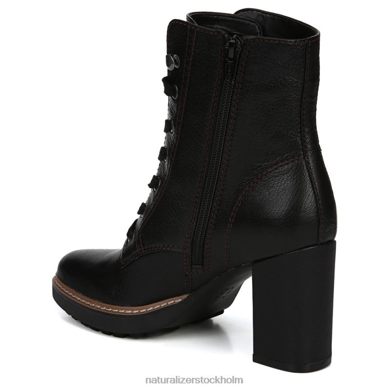 callie bootie svart läder 444DB236 stövlar | Naturalizer kvinnor