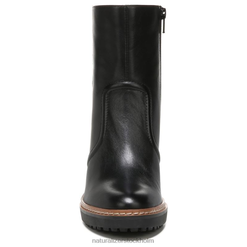 catie bootie svart läder 444DB665 stövlar | Naturalizer kvinnor