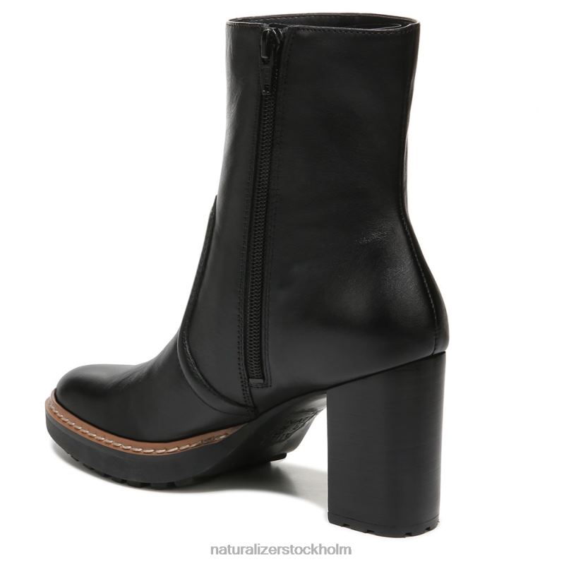 catie bootie svart läder 444DB665 stövlar | Naturalizer kvinnor