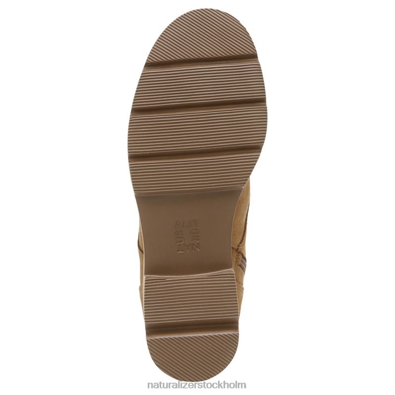 dara bootie gyllene karamellläder 444DB674 stövlar | Naturalizer kvinnor