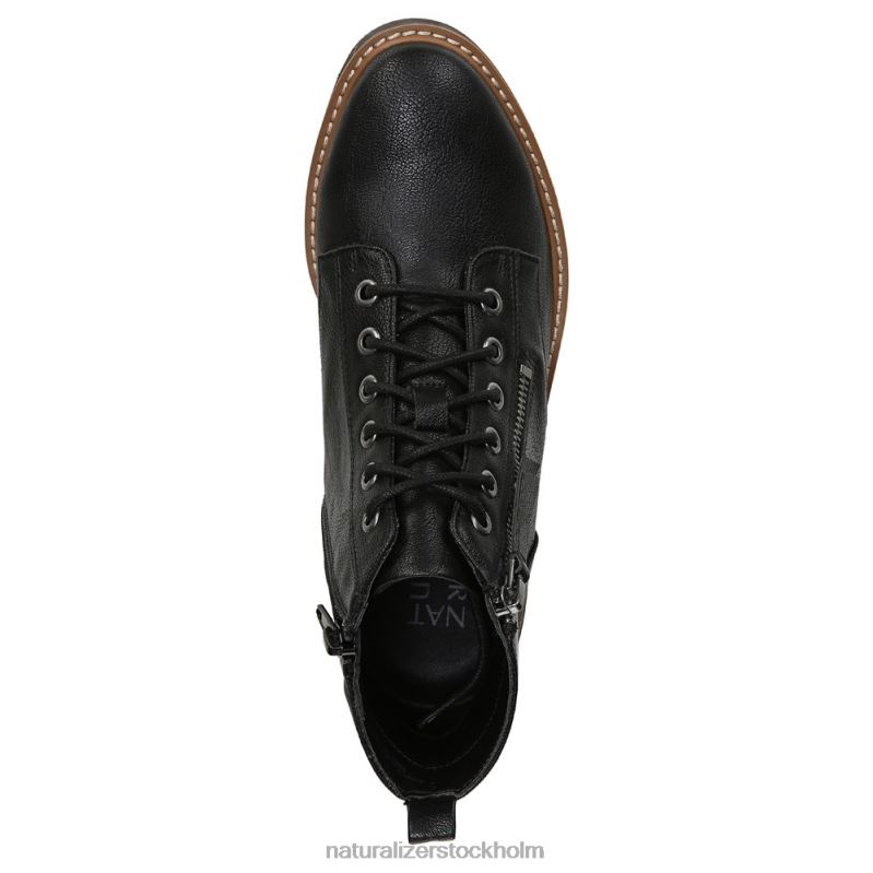 eeva stövel svart läder 444DB607 stövlar | Naturalizer kvinnor