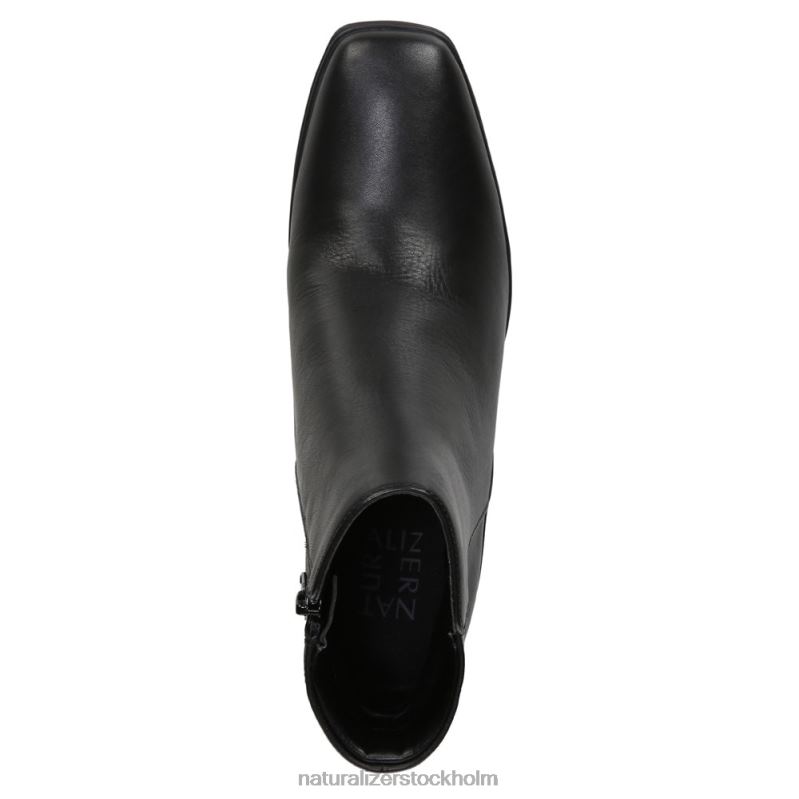 en mycket vattentät bootie svart läder 444DB280 stövlar | Naturalizer kvinnor
