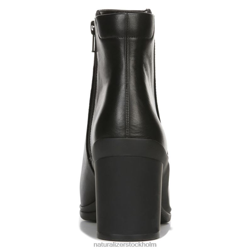 en mycket vattentät bootie svart läder 444DB280 stövlar | Naturalizer kvinnor